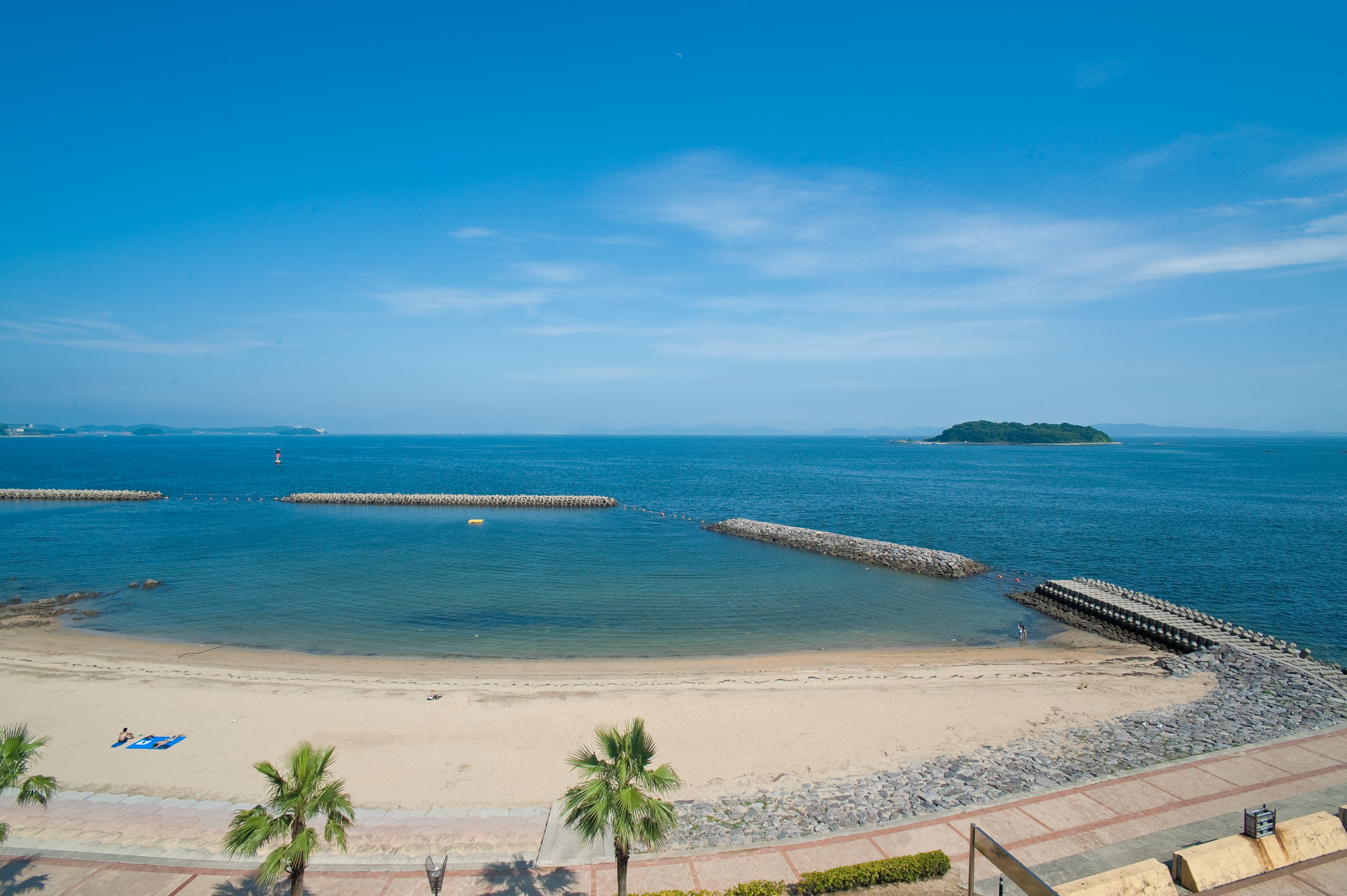 ホテルからの景色(梶島方面)
